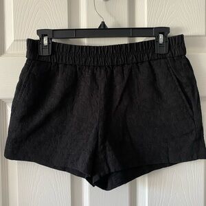 Jcrew black cotton shorts